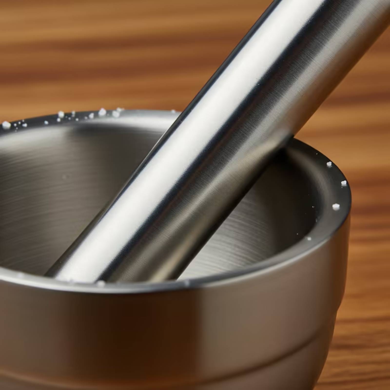 Home Cooking In - Mörser und Stößel mit Deckel, sauberer