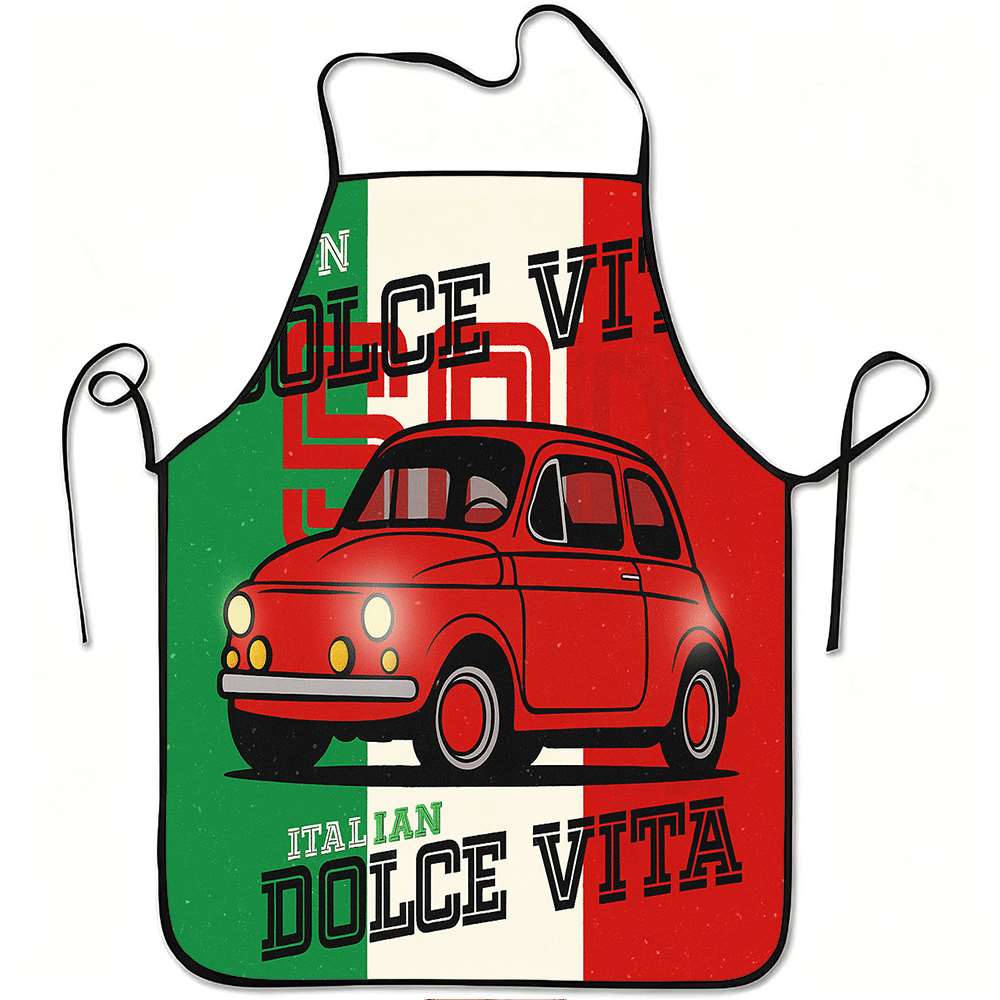 Home Cooking In Italian - 1 Stück lustige Schürze im italienischen