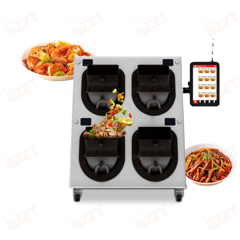 Home Cooking On - 12,8 kW Unabhängig Steuerbare 4-Trommeln Industrielle