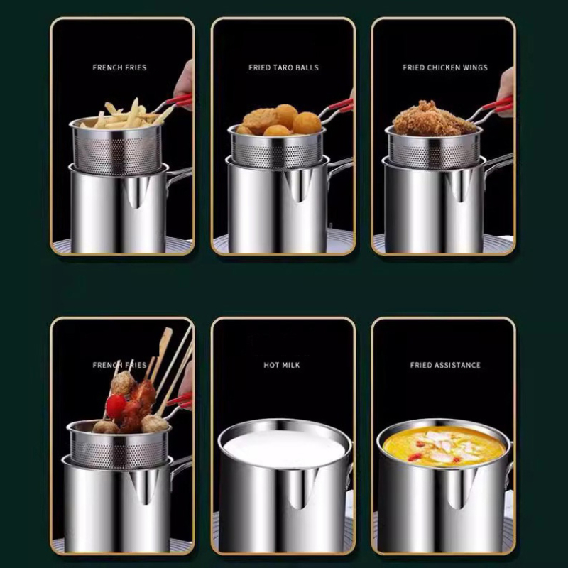 Fritteuse aus Edelstahl 304, m – Home Cooking Help Bewertung und Preis