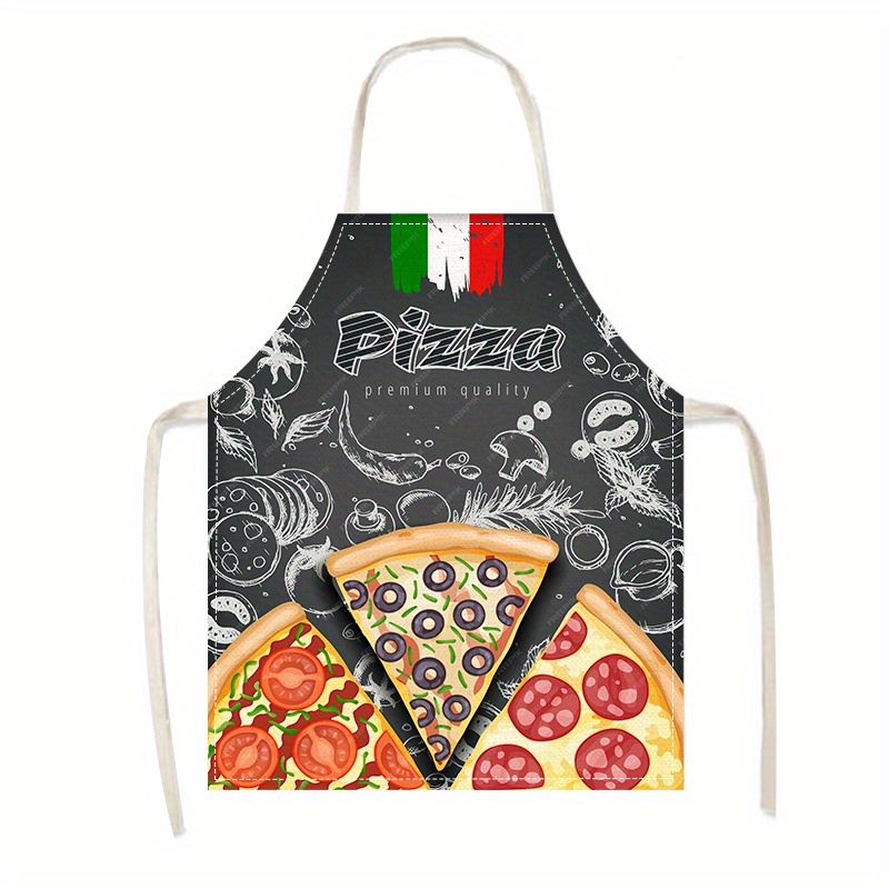 Leinen-Schürze mit Pizza- und  – Home Cooking In Italian Bewertung und Preis