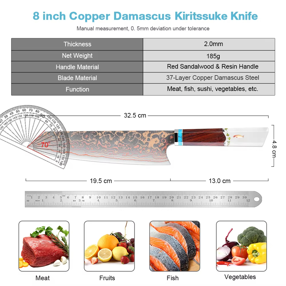 Kiritsuke Kochmesser, 20,3 cm, – Home Cooking Japanese Bewertung und Preis