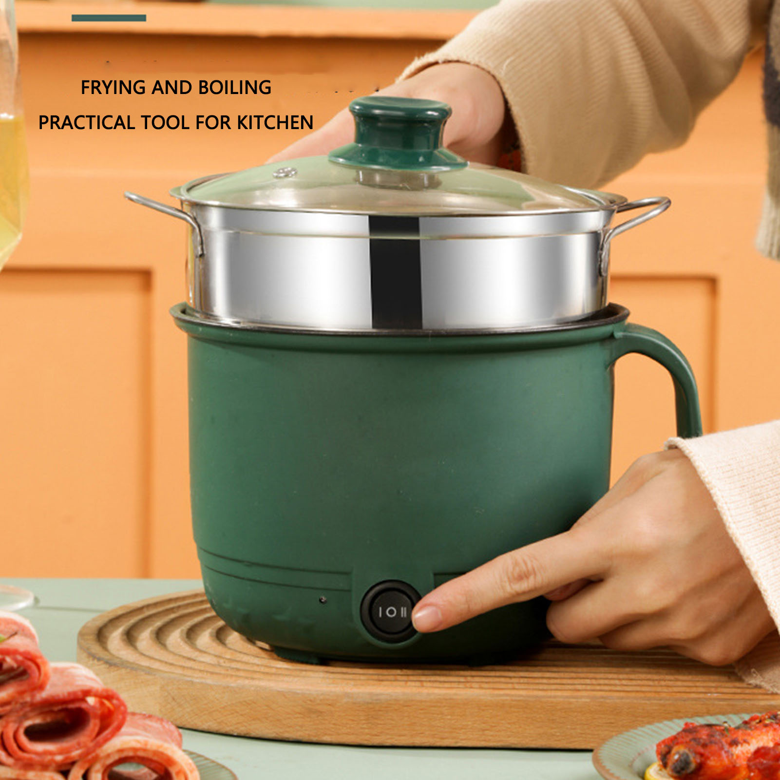 Elektrischer Kochtopf, 1,5 l,  – Home Cooking Electric Bewertung und Preis